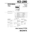 SONY HCDJ3MD Service Manual