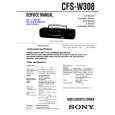 SONY CFS-W308 Service Manual
