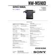 SONY NWMS90D Service Manual