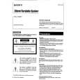 SONY PSLX120 Owners Manual