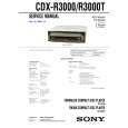 SONY CDX-R3000T Service Manual