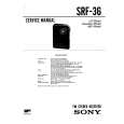SONY SFR36 Service Manual