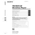 SONY MDXCA580 Owners Manual