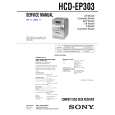SONY HCD-EP303 Service Manual