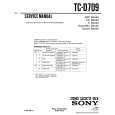 SONY TC-D709 Service Manual
