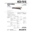 SONY HCD-FX10 Service Manual