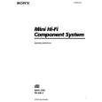 SONY MHC-550 Owners Manual