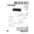 SONY CDX5270 Service Manual
