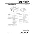 SONY DMP1000P Service Manual