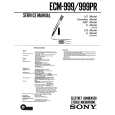 SONY ECM999PR Service Manual