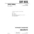 SONY SRFM35 Service Manual