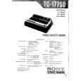 SONY TC-177SD Service Manual