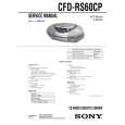 SONY CFD-RS60CP Service Manual