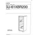 SONY SU61XBR200 Owners Manual