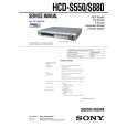 SONY HCDS550 Owners Manual