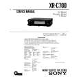 SONY XRC700 Service Manual