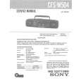SONY CFSW504 Service Manual