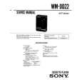 SONY WM-DD22 Service Manual