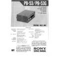 SONY PB53G Service Manual