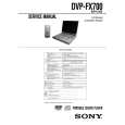 SONY DVP-FX700 Owners Manual