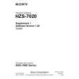 SONY HZS-7020 User Guide