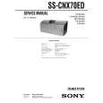 SONY SSCNX70ED Service Manual