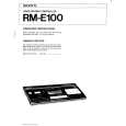 SONY RME100 Owners Manual