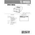 SONY TCWR808 Service Manual