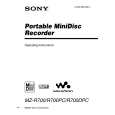 SONY MZR700PC Owners Manual