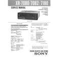 SONY XR7080 Service Manual