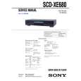 SONY SCDXE680 Service Manual