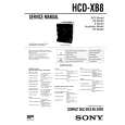 SONY HCDXB8 Service Manual