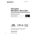 SONY MZNH700 Owners Manual