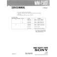 SONY WMF507 Service Manual