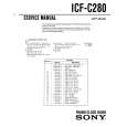 SONY ICF-C280 Service Manual