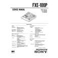 SONY FXE-100P Service Manual