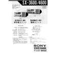 SONY SX-4600 Service Manual