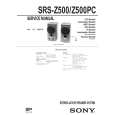 SONY SRSZ500/PC Service Manual