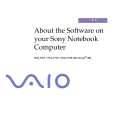 SONY PCG-F701 VAIO Software Manual