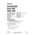 SONY DVS-7000A Service Manual