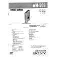 SONY WM509 Service Manual