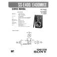 SONY SSE400MKII Service Manual