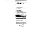 SONY WM-SRF10 Owners Manual