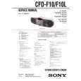 SONY CFDF10 Service Manual