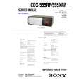 SONY CDX555RF Service Manual