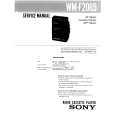 SONY WMF2065 Service Manual