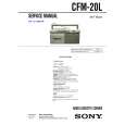 SONY CFM20L Service Manual
