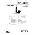 SONY SPPID200 Service Manual