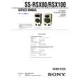 SONY SSRSX80 Service Manual