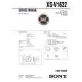 SONY XSV1632 Service Manual